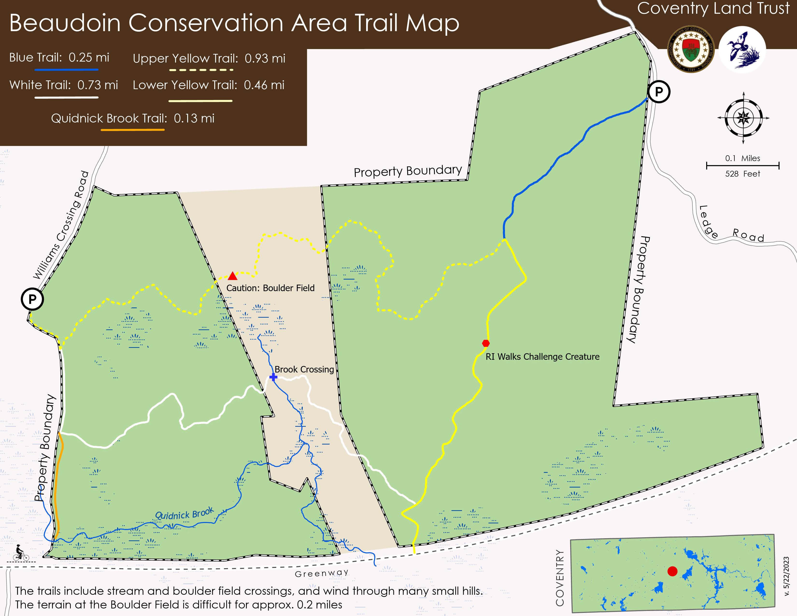 Beaudoin Trail Map